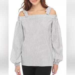 Michael Kors shoulder tie strap top